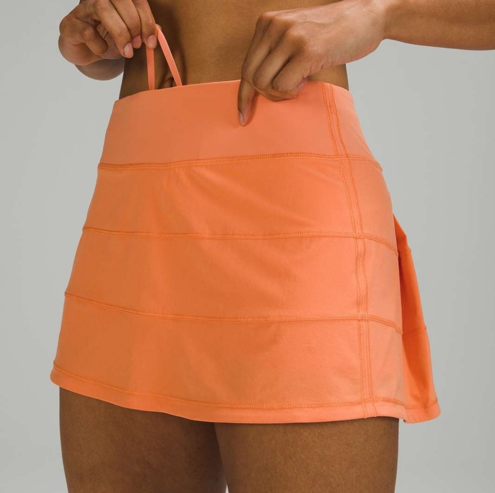 LuluLemon Pace Rival Skirt Golden Apricot